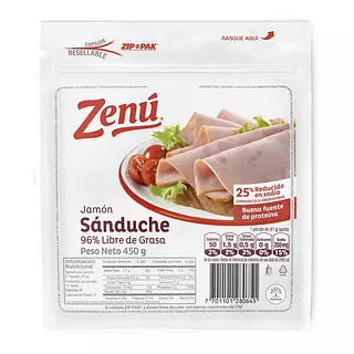 Jamón Zenú Sánduche