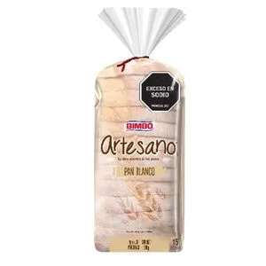 Pan Tajado PAN ARTESANO Blanco